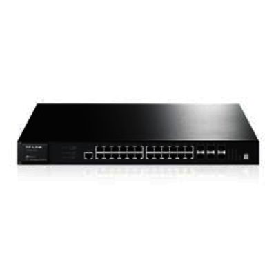 TP LINK JetStream 28-Port Gigabit Stackable L2+ Managed Switch